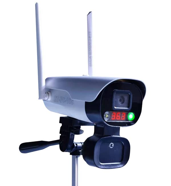 Rapid fever test - controlled access of larger groups through thermal ...